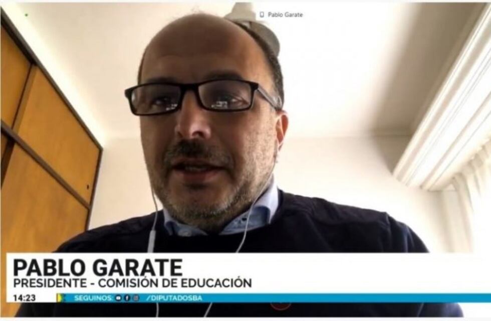Pablo Garate y la Comisión de Educación con Agustina Vila