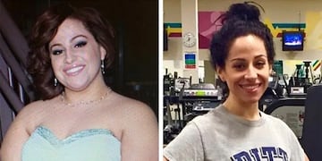 Se conocieron en el gimnasio y adelgazaron más de 260 kilos entre los dos