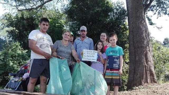 Campaña de limpieza #RíoUruguaySinBasura