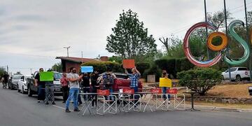 Gastronómicos de Cosquín en contra de las nuevas restricciones en Punilla\u002E (Foto: gentileza 24 Crónica Cosquín HD)\u002E