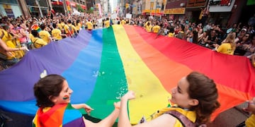 La bandera del orgullo gay