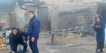 Momento en el que los efectivos procedieron a la detención del menor