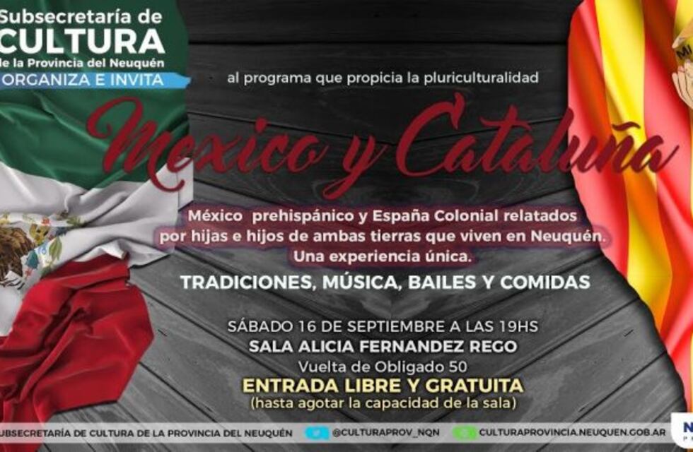 México y Cataluña a través de la mirada de sus hijos, ahora neuquinos