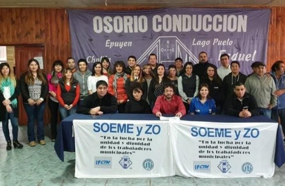 Osorio, reelecto por tercera vez al frente de SOEME y ZO de Esquel.