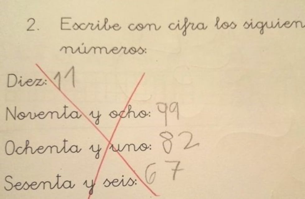 El confuso ejercicio de matemáticas de un niño de 7 años que puso a pensar a los usuarios