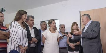 Jaldo entregó nuevo equipamiento en el Registro Civil de Monteros\u002E (Twitter @OsvaldoJaldo)