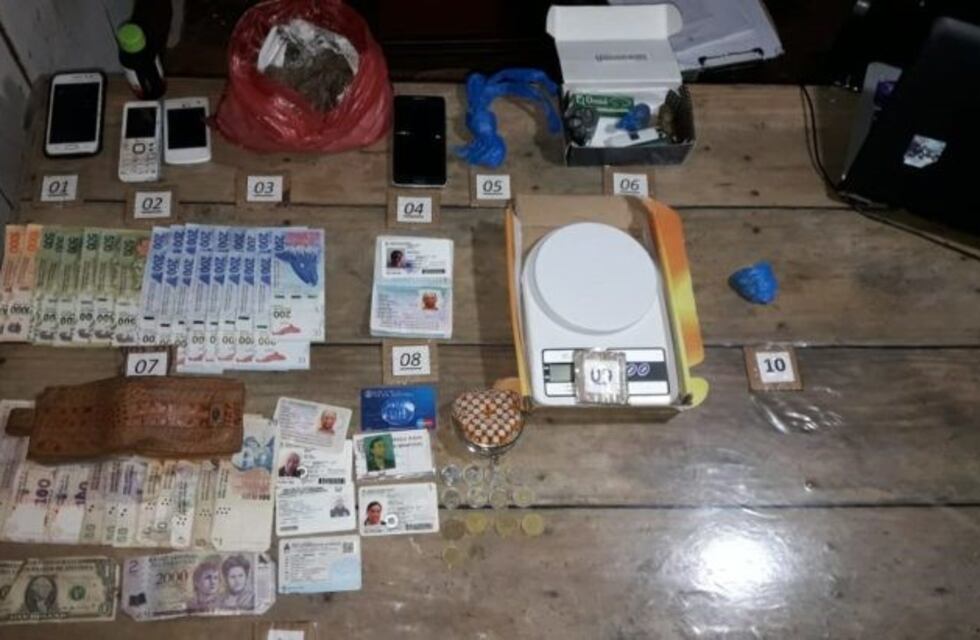 Alem: desbarataron un kiosco narco