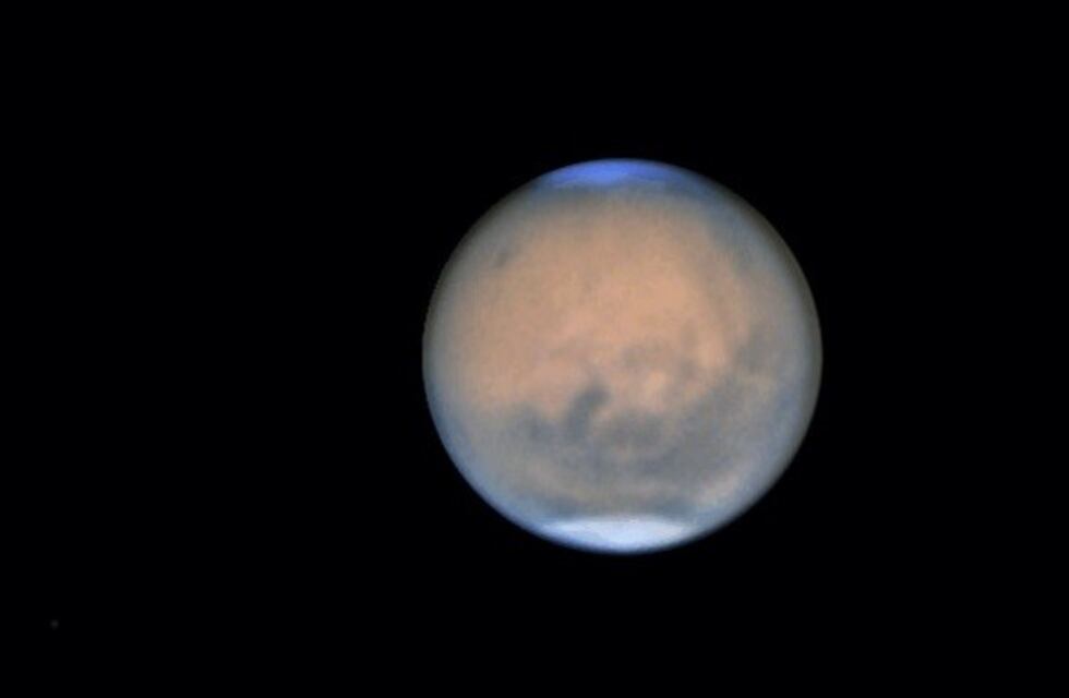 Un sanjuanino tomó una imagen de Marte que no se repetirá en 15 años