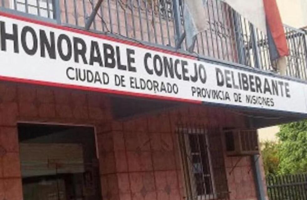 La primera sesión del Concejo Deliberante de Eldorado será sin público