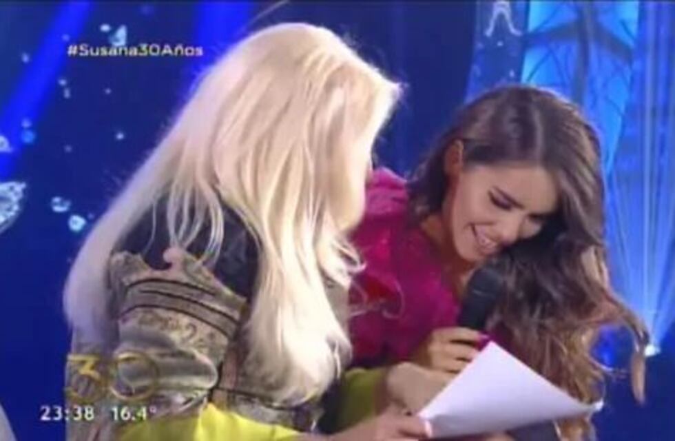 Las divertidas reacciones de Lali Espósito ante los errores de Susana Giménez