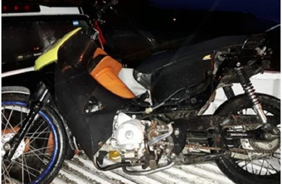 Malagueño: Secuestraron una moto robada que conducían dos menores