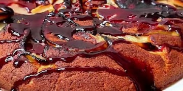 Cómo preparar la torta invertida de manzana.