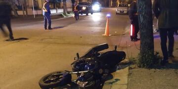 Accidente entre 2 motos