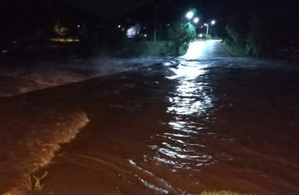 La tormenta pegó con fuerza en la zona de Carlos Paz