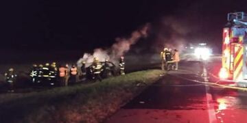 El accidente en la Ruta 3 en el que murieron cinco personas calcinadas\u002E