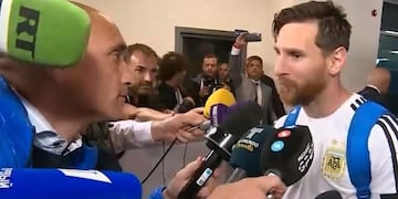 El hilo rojo que le dio suerte a Messi\u002E