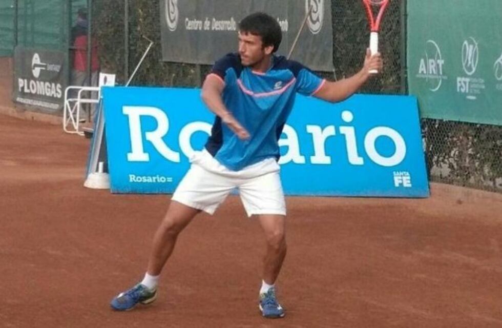 Una victoria y una derrota para los jugadores locales en el Future de tenis de Rosario