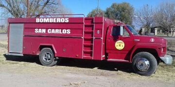 Una paloma fue salvada por los Bomberos de San Carlos
