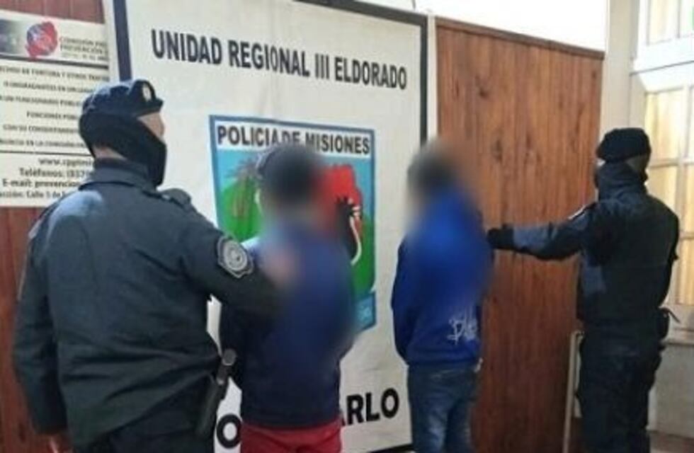 Los detuvieron por causar disturbios en la calle, en estado de ebriedad