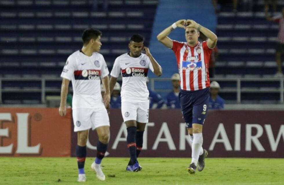 Libertadores: San Lorenzo perdió 1-0 en su visita a Junior y desperdició una chance