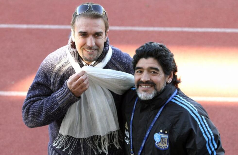 Batistuta confirmó que Maradona lo invitó a trabajar en Gimnasia de La Plata