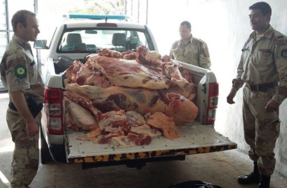 Milagro: Decomisaron 180 kg de carne faenada clandestinamente