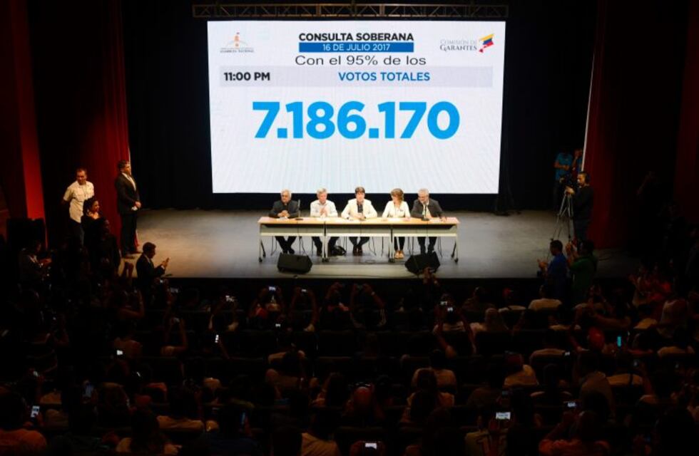 Venezuela: más de 7 millones rechazaron la Constituyente de Nicolás Maduro