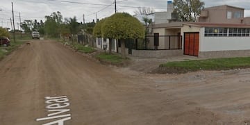 El ilícito se concretó sobre calles Alvear y Quiroga\u002E (Street View)