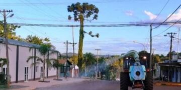 Las desinfección de las calles se realiza los lunes, miércoles y viernes\u002E