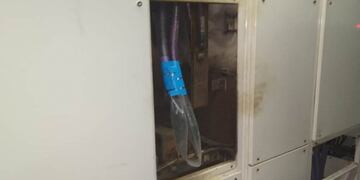 Explosión de un tablero eléctrico en el edificio de Telefónica