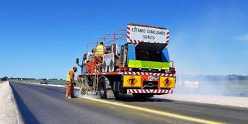 Finalizó la obra de alteo en la Ruta 3