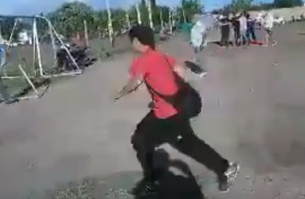 Impactantes imágenes de violencia en el fútbol de Alvear