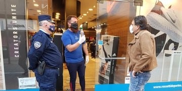 El ministro de Seguridad, Alfonso Mosquera, supervisó los operativos en la Peatonal\u002E