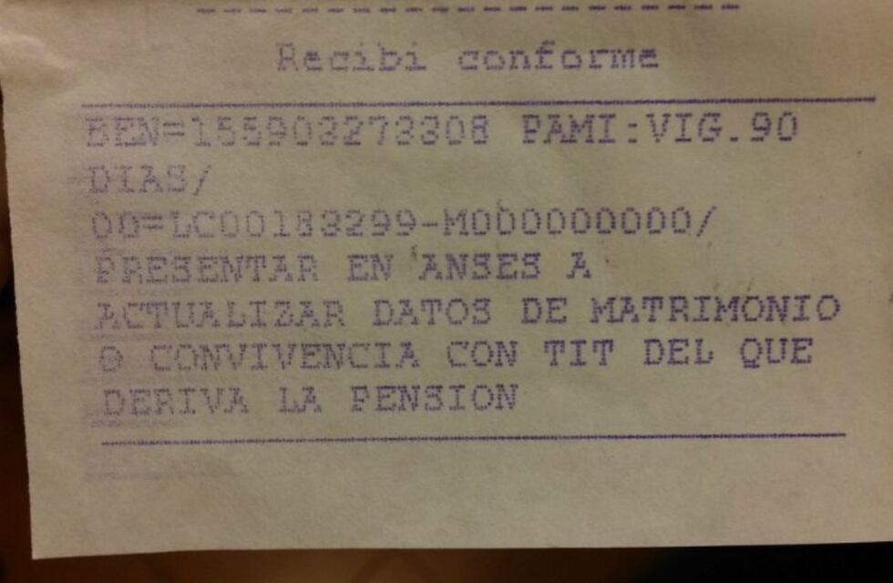 Pensionados: qué hay que saber si apareció este texto en tu recibo