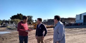 Arturo Rojas visitó una planta hormigonera - 1