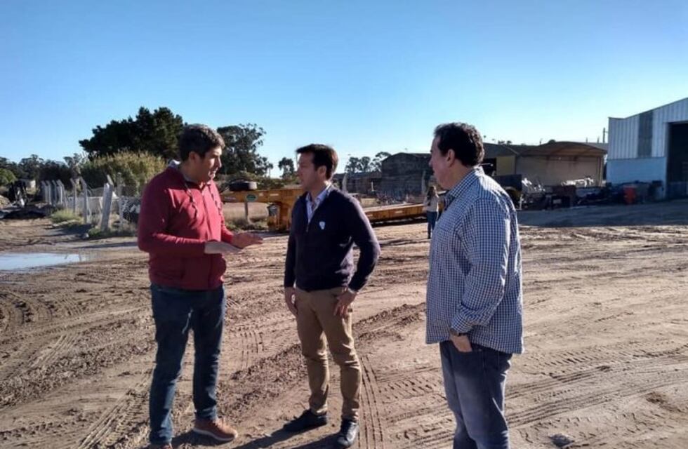 Arturo Rojas visitó una planta hormigonera