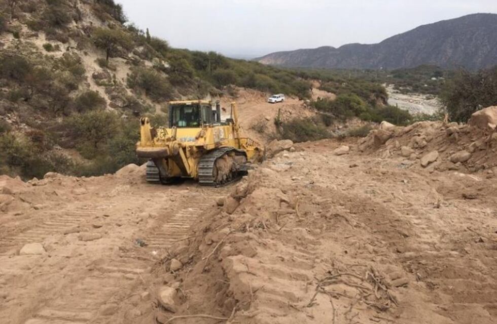 Continúan los trabajos en la ruta que unirá Andalgalá con Aconquija