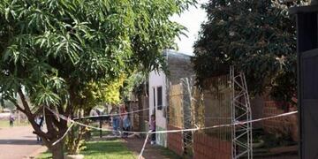 El hogar donde encontraron el cuerpo sin vida de Arnaldo Amarilla\u002E (Foto: El Territorio)