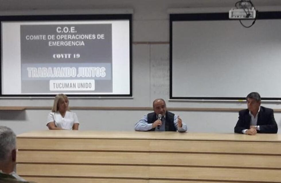 El gobernador presentó el Comité de Operaciones de Emergencia