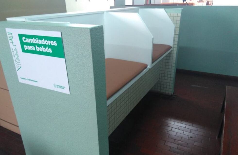Registro Civil: colocaron cambiadores de bebé