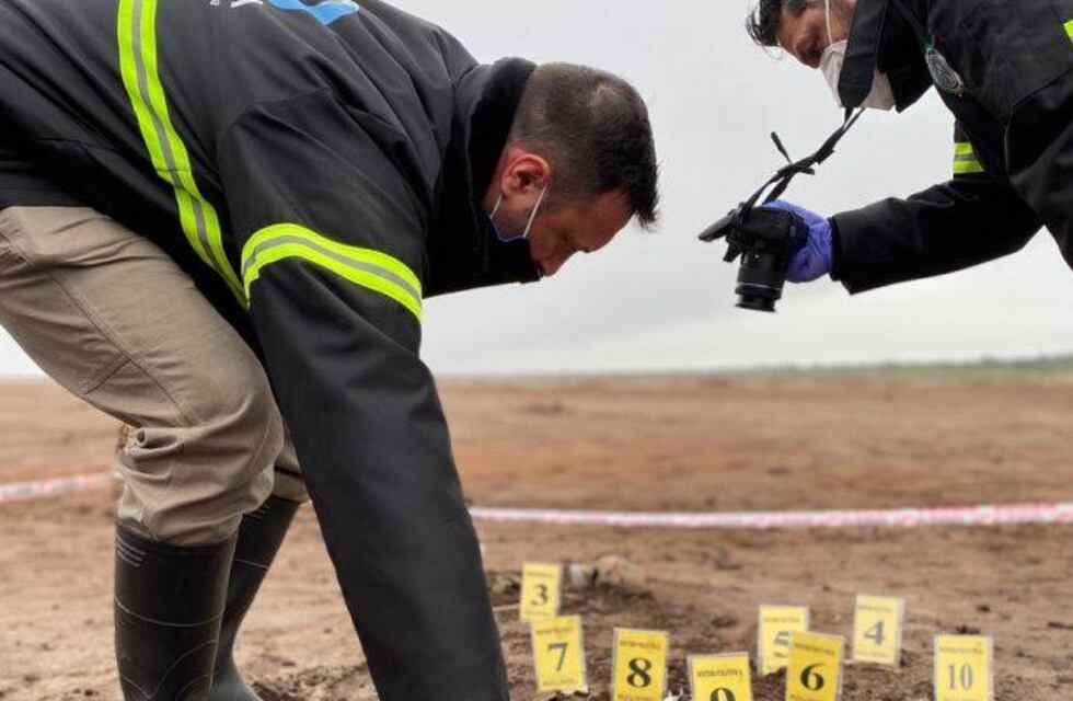 Los restos óseos encontrados en cercanías de Morteros serían de interés arqueológico