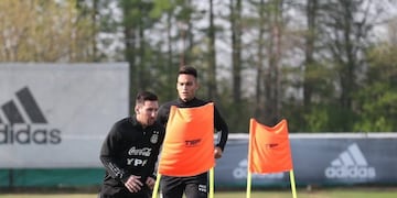 Entrenamiento de la Selección Argentina en Ezeiza\u002E (Foto: AFA)