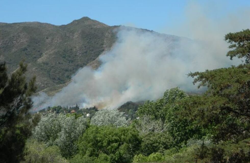 Detuvieron al autor de un incendio de pastizales en Bialet Massé