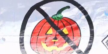 La caricatura y el texto llamaron la atención de los vecinos de Rueda y Cullen\u002E (Canal 3)