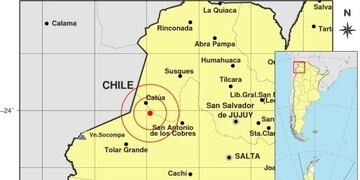 Tembló Salta por cuarta vez en la semana\u002E (Inpres)