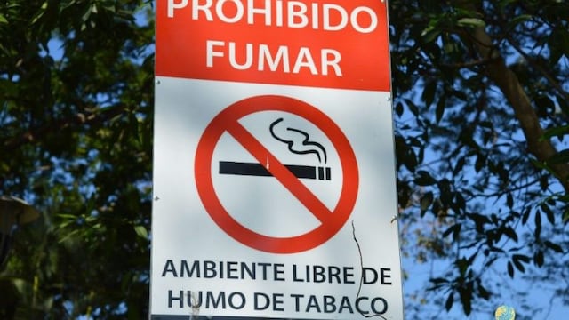 Prohibido fumar