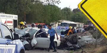 Accidente en Santa Cruz del Lago