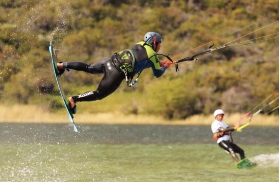 Esquel se prepara para  un encuentro de Kitesurf y Windsurf