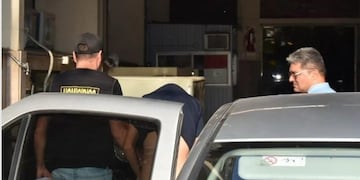 Ángelo Castillo llegó custodiado por la Policía a Tribunales\u002E