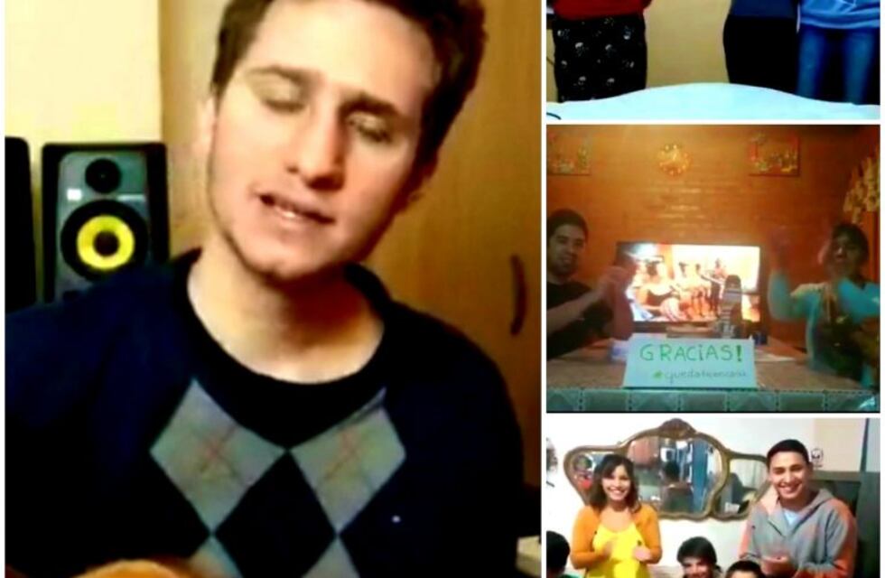 Video: una canción y aplausos dedicados a todo el equipo de salud carlospacense y del mundo entero